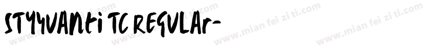 STYyuanti TC Regular字体转换
